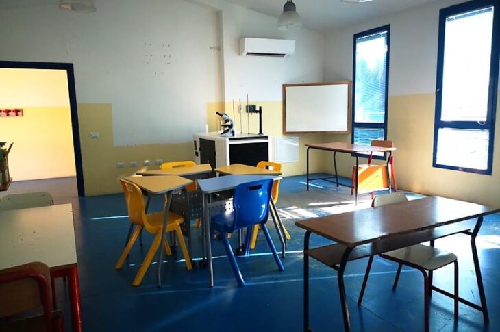 particolare aula polifunzionale